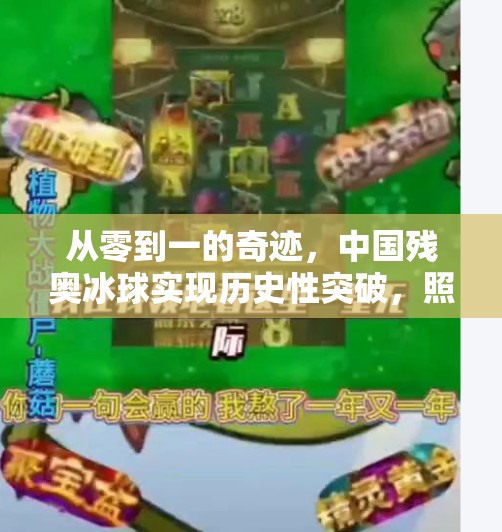 从零到一的奇迹，中国残奥冰球实现历史性突破，照亮冰雪梦想之路,中国残奥冰球实现零突破
